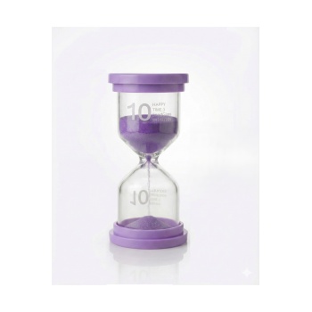 ® Yeni Ürün 10 Dakika MOR Kum SaatiDekoratif Cam